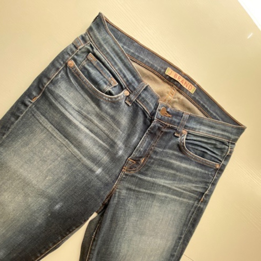J BRAND Women's Cigarette Leg Mid Rise in Heirloom Wash Size 28 - Picture 6 of 16